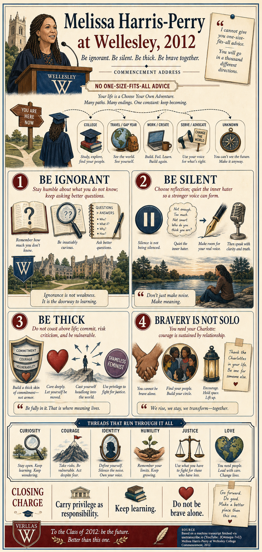 Melissa Harris-Perry's 2012 Wellesley College commencement address infographic